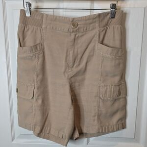 Soft Surroundings Bayside Shorts Style 2FT00 Khaki Women's Size S
